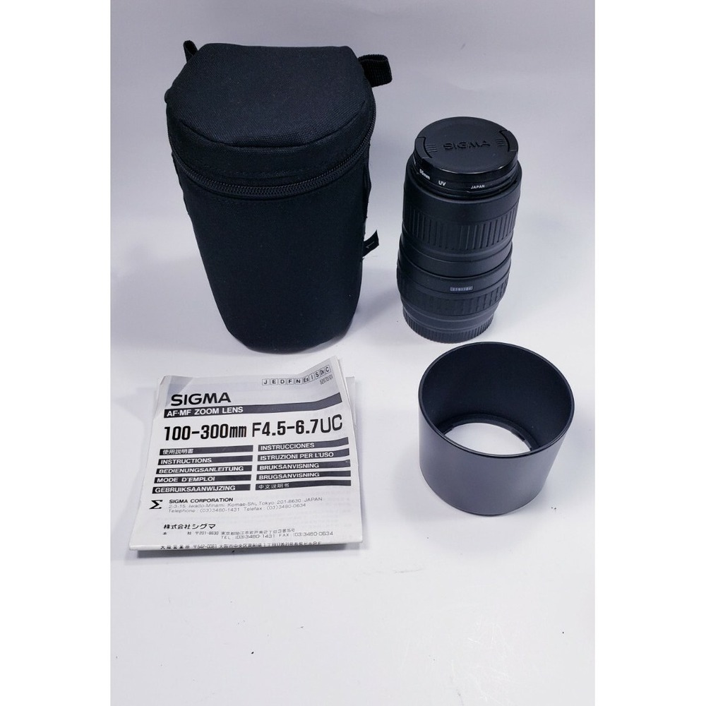 Sigma Zoom 100-300mm f4.5-6.7 DL Lens For Minolta
